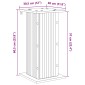 vidaXL Βάση φυτών Artisan Δρυς 30,5 x 30 x 60,5 εκ Επεξεργασμένο Ξύλο