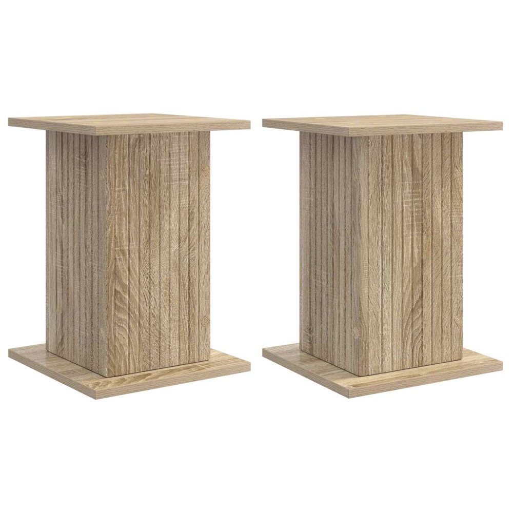 vidaXL Βάση φυτών 2 τμχ. Sonoma Δρυς 30,5 x 30 x 43 εκ