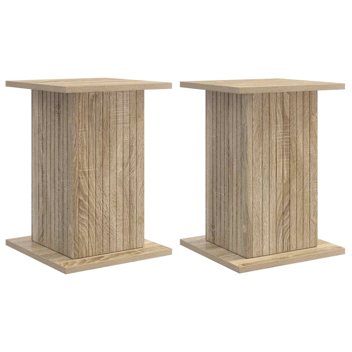 vidaXL Βάση φυτών 2 τμχ. Sonoma Δρυς 30,5 x 30 x 43 εκ
