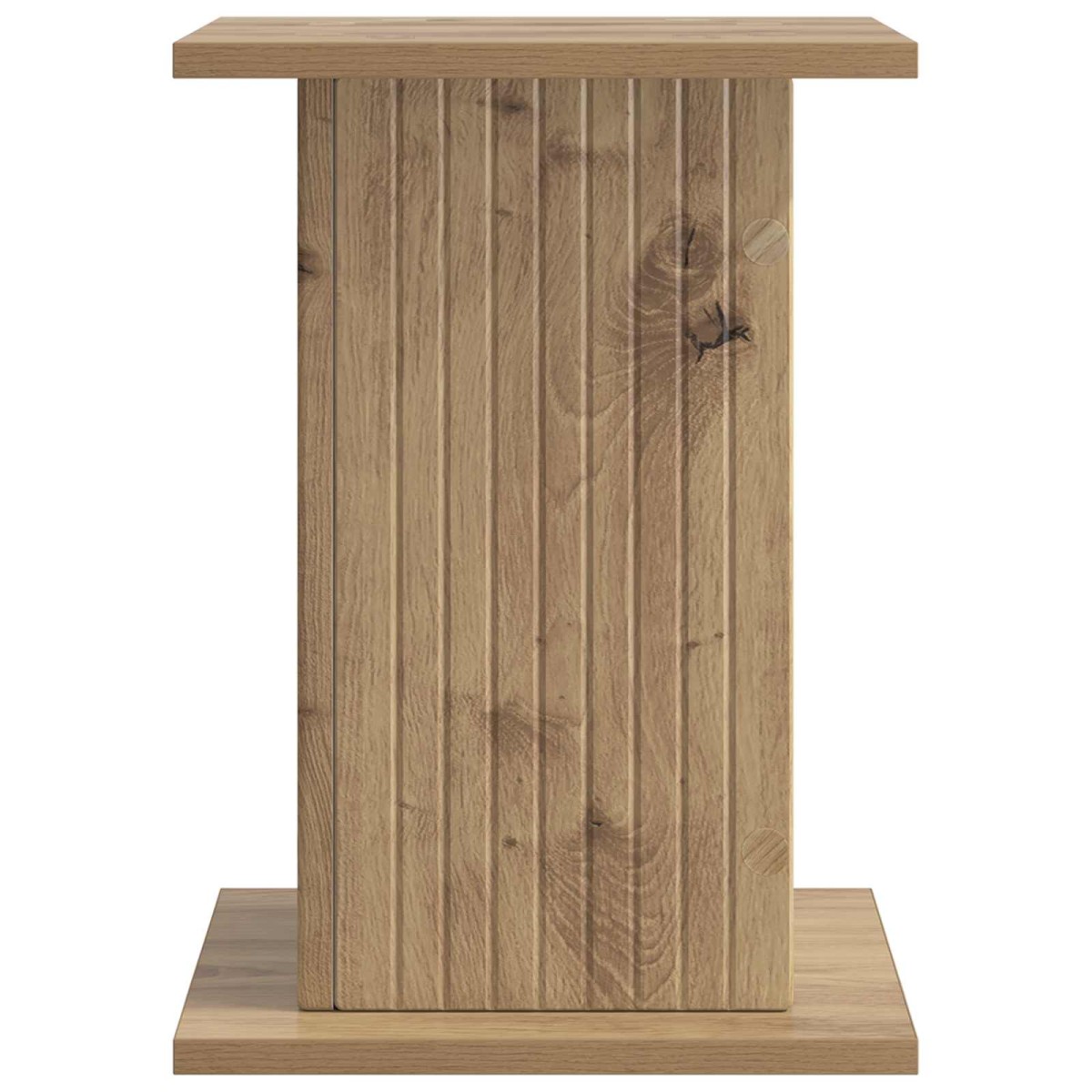 vidaXL Βάση φυτών Artisan Δρυς 30,5 x 30 x 43 εκ Επεξεργασμένο Ξύλο