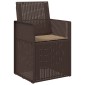 vidaXL Μαξιλάρια καθισμάτων 2 pcs Πολυεστέρας Taupe 47 x 36 x 2 εκ.