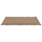 vidaXL Μαξιλάρια καθισμάτων 4 pcs Πολυεστέρας Taupe 47 x 36 x 2 εκ.