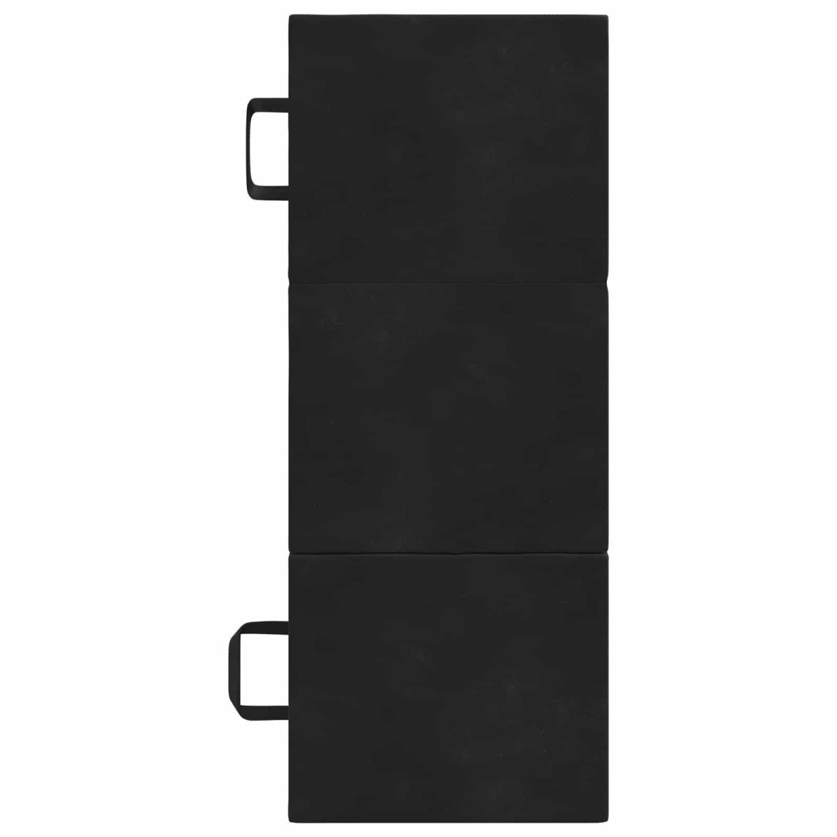 vidaXL Κρεβάτι Καναπέ Αναδιπλούμενο 75 x 63 x 45 εκ Μαύρο