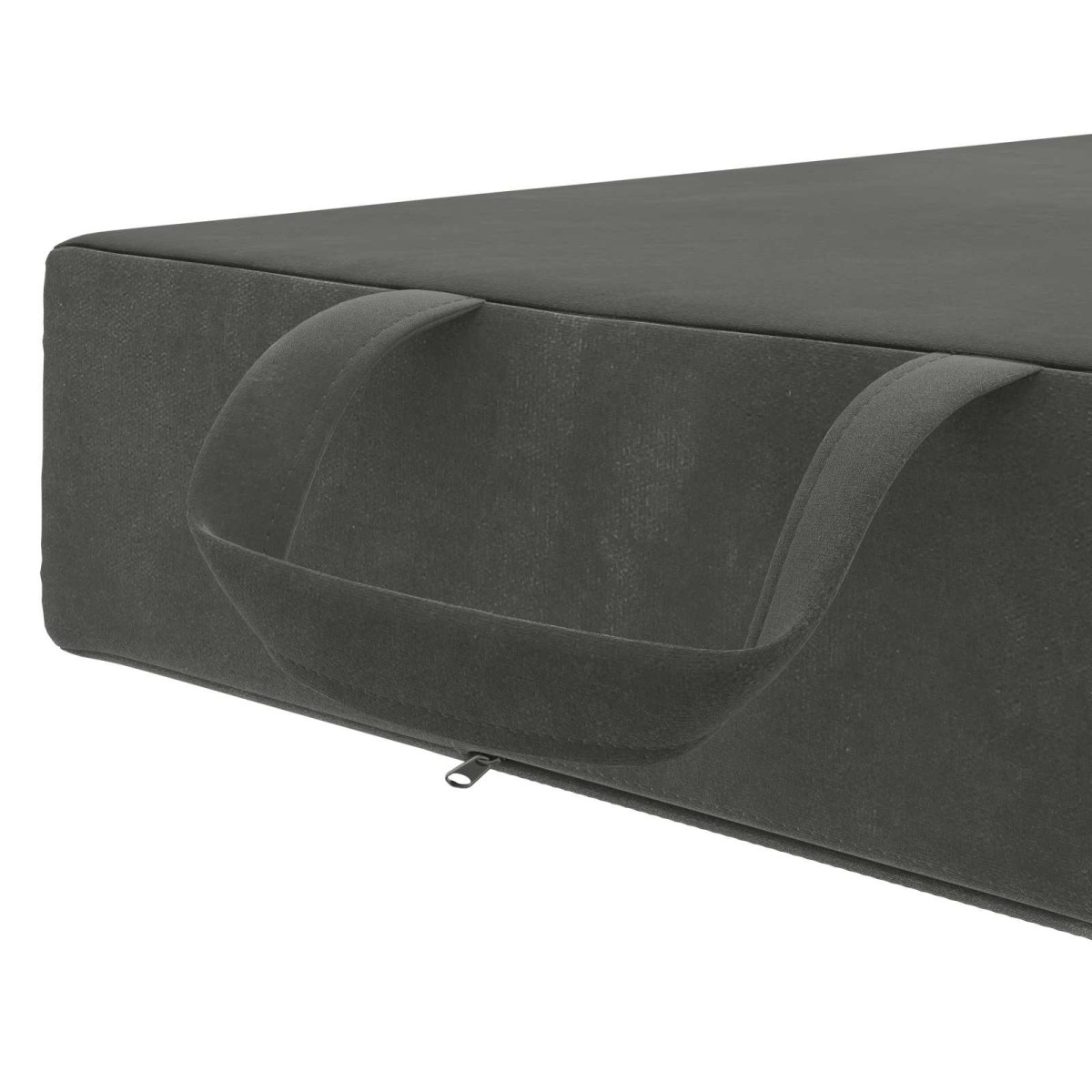 vidaXL Κρεβάτι Καναπέ Αναδιπλούμενο 90 x 63 x 45 εκ Σκούρο Γκρι