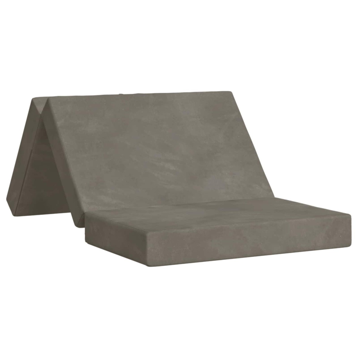 vidaXL Κρεβάτι Καναπέ Αναδιπλούμενο 100 x 67 x 45 εκ Ανοιχτό γκρι