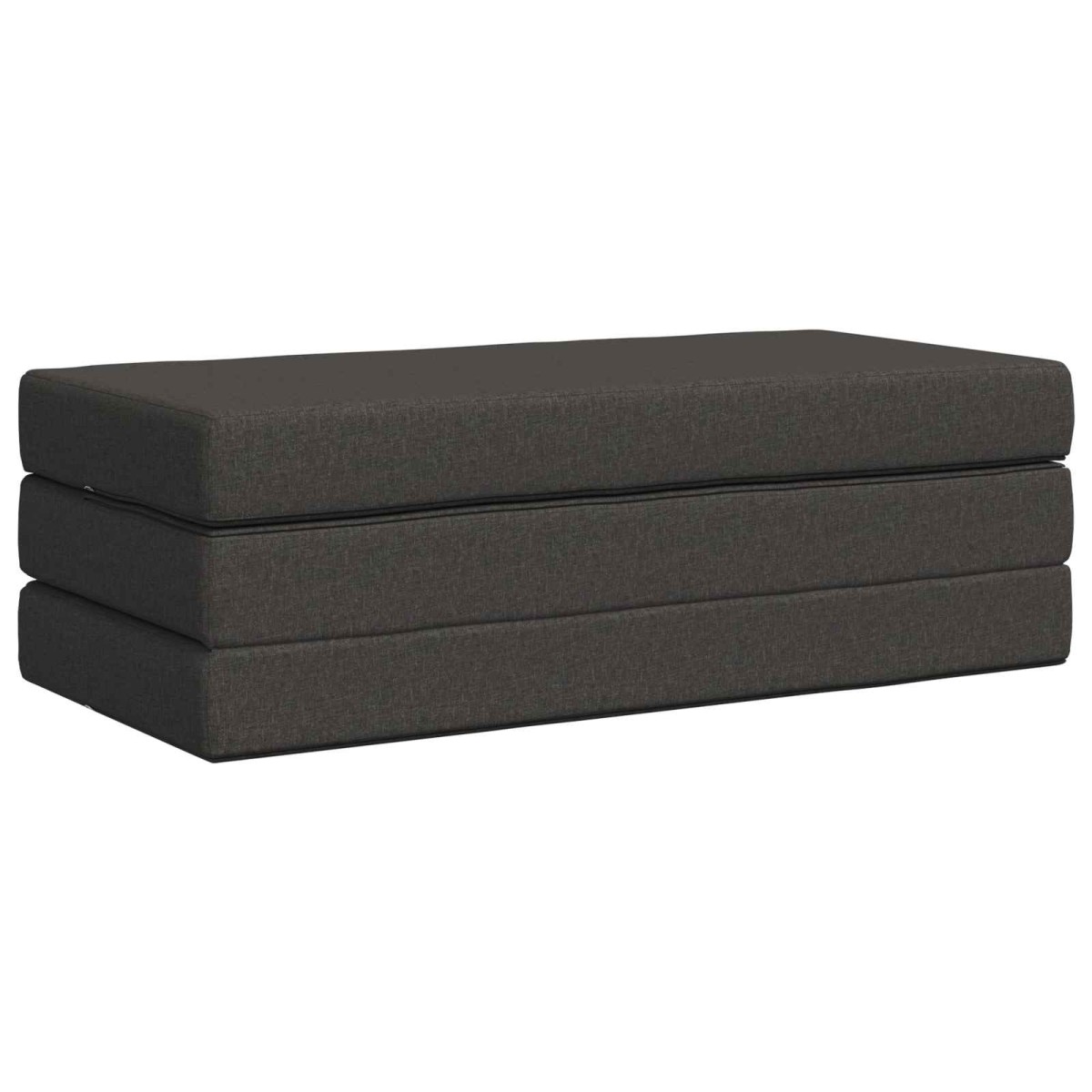 vidaXL Κρεβάτι Καναπέ Αναδιπλούμενο 120 x 67 x 45 εκ Σκούρο Γκρι