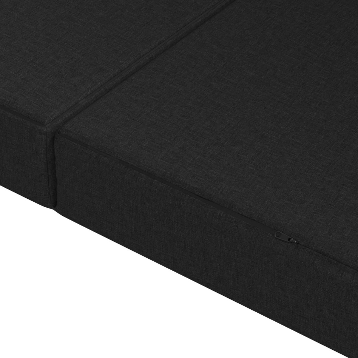 vidaXL Κρεβάτι Καναπέ Αναδιπλούμενο 120 x 67 x 45 εκ Μαύρο