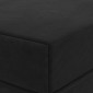 vidaXL Κρεβάτι Καναπέ Αναδιπλούμενο 140 x 67 x 45 εκ Μαύρο