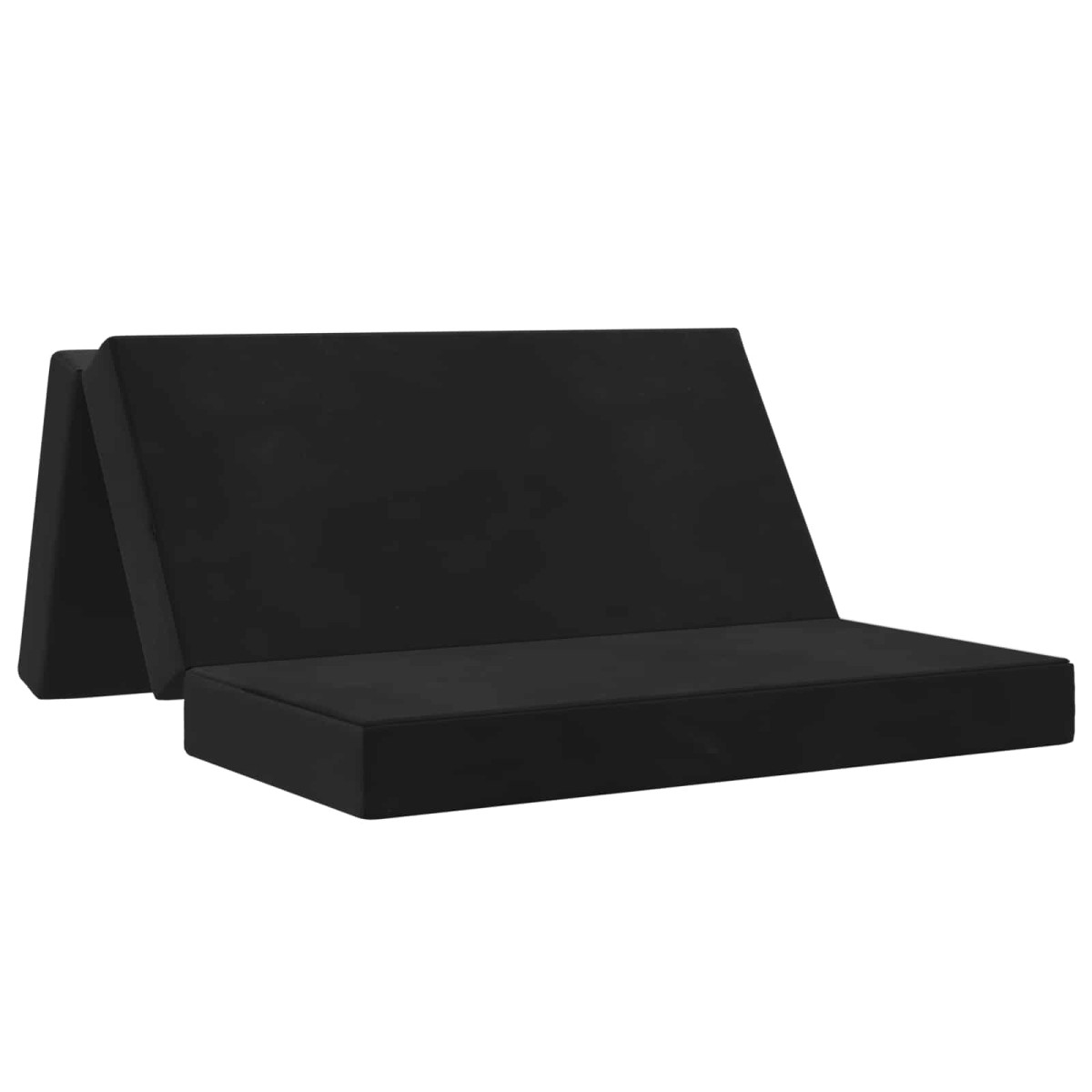 vidaXL Κρεβάτι Καναπέ Αναδιπλούμενο 160 x 67 x 45 εκ Μαύρο