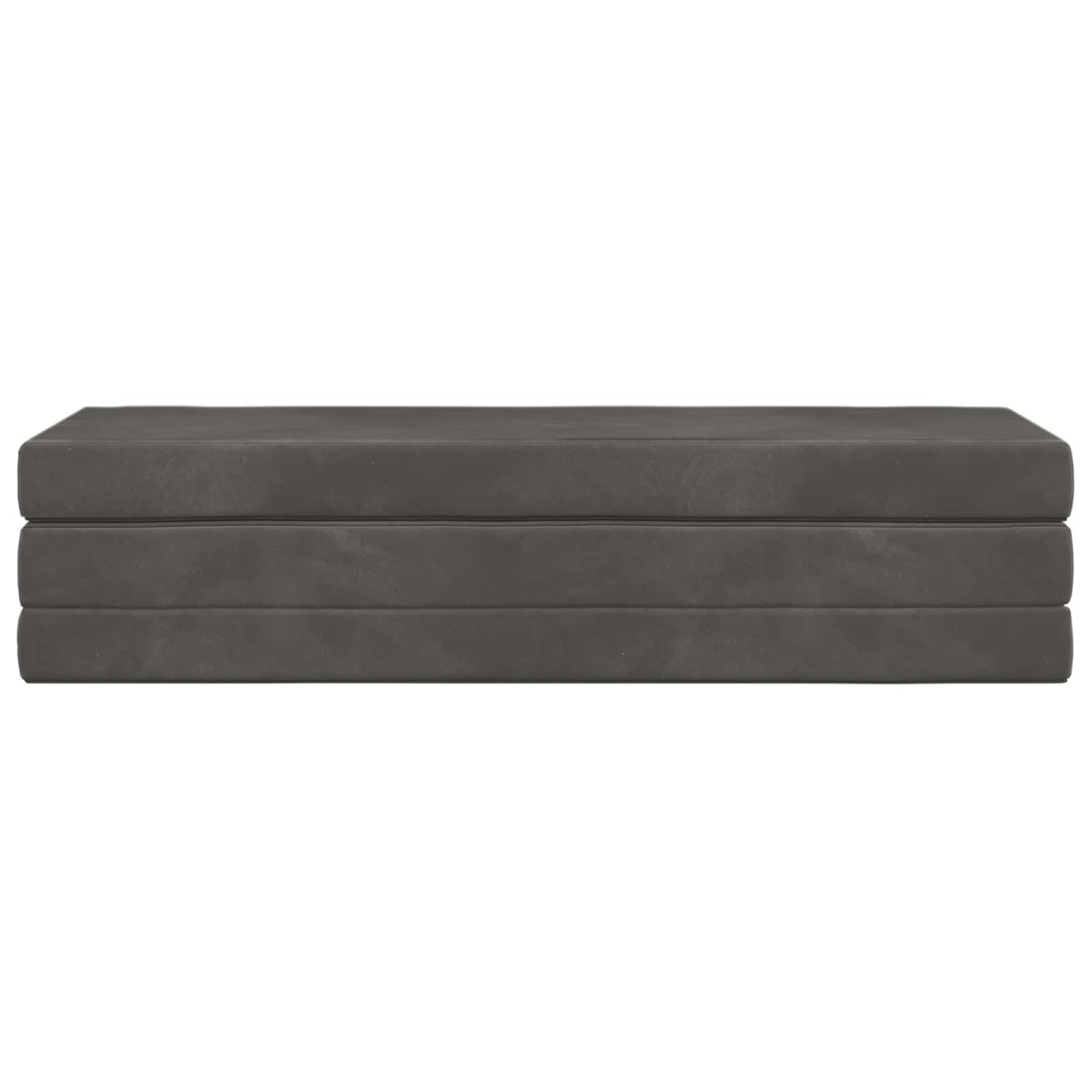 vidaXL Κρεβάτι Καναπέ Αναδιπλούμενο 180 x 67 x 45 εκ Σκούρο Γκρι