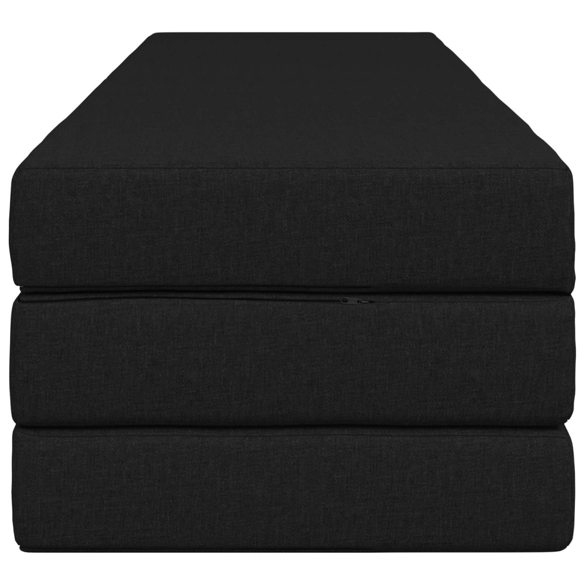 vidaXL Κρεβάτι Καναπέ Αναδιπλούμενο 200 x 67 x 45 εκ Μαύρο
