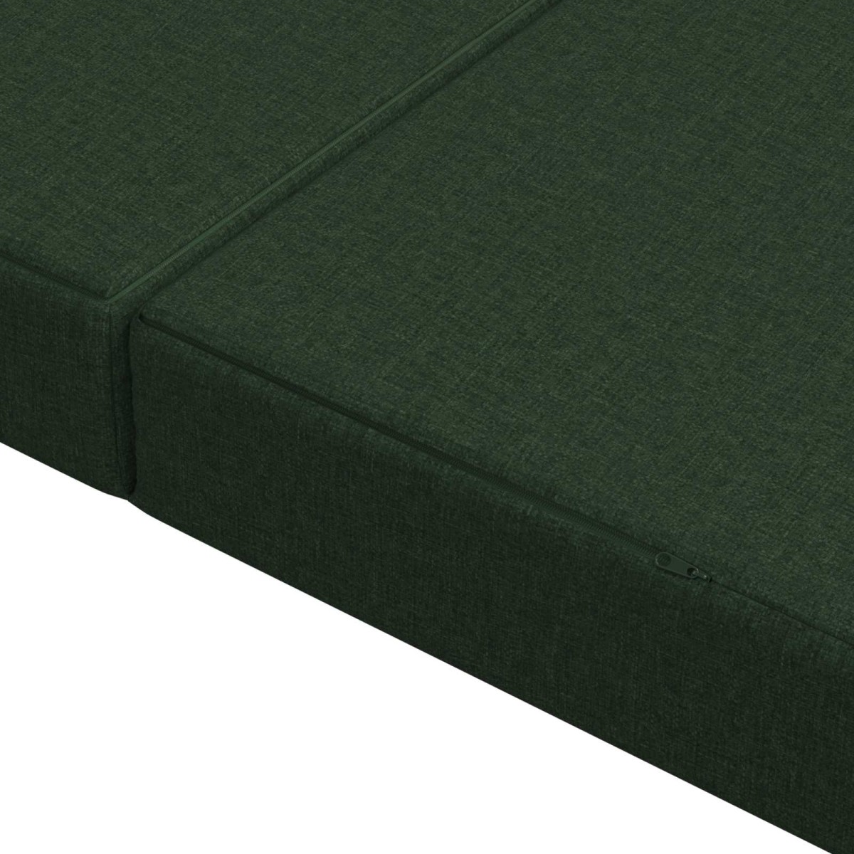 vidaXL Κρεβάτι Καναπέ Αναδιπλούμενο 200 x 67 x 45 εκ Σκούρο Πράσινο