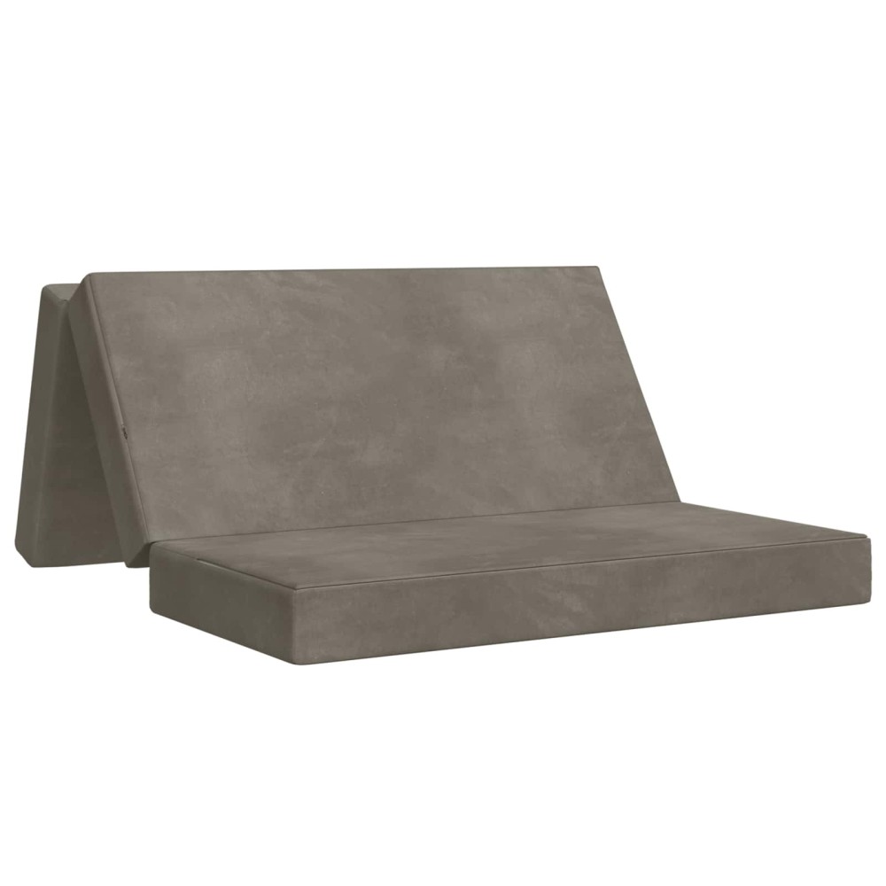 vidaXL Κρεβάτι Καναπέ Αναδιπλούμενο 200 x 67 x 45 εκ Ανοιχτό γκρι