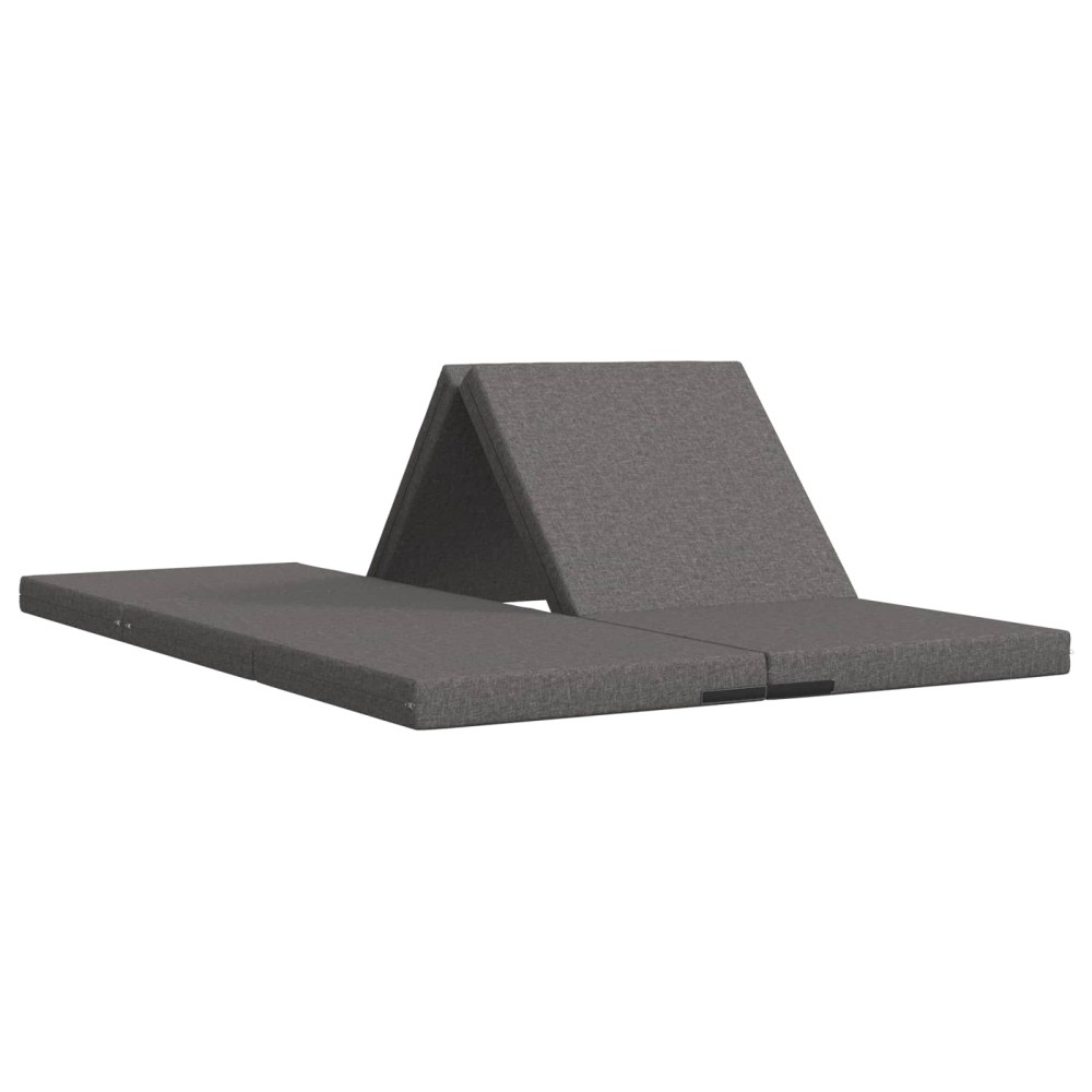 vidaXL Κρεβάτι Καναπέ Αναδιπλούμενο 140 x 67 x 45 εκ Ανοιχτό γκρι
