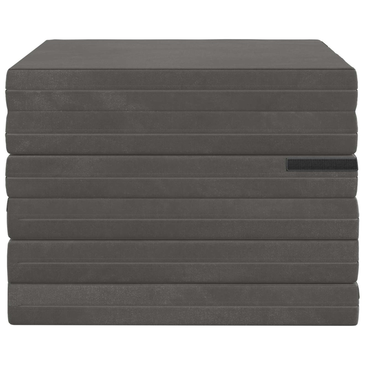vidaXL Κρεβάτι Καναπέ Αναδιπλούμενο 140 x 67 x 15 εκ. Σκούρο Γκρι