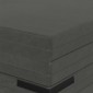 vidaXL Κρεβάτι Καναπέ Αναδιπλούμενο 140 x 67 x 15 εκ. Σκούρο Γκρι