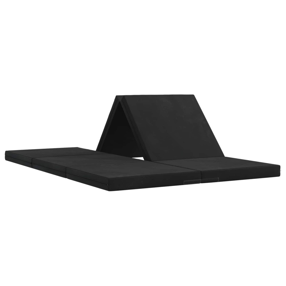 vidaXL Κρεβάτι Καναπέ Αναδιπλούμενο 140 x 67 x 45 εκ Μαύρο