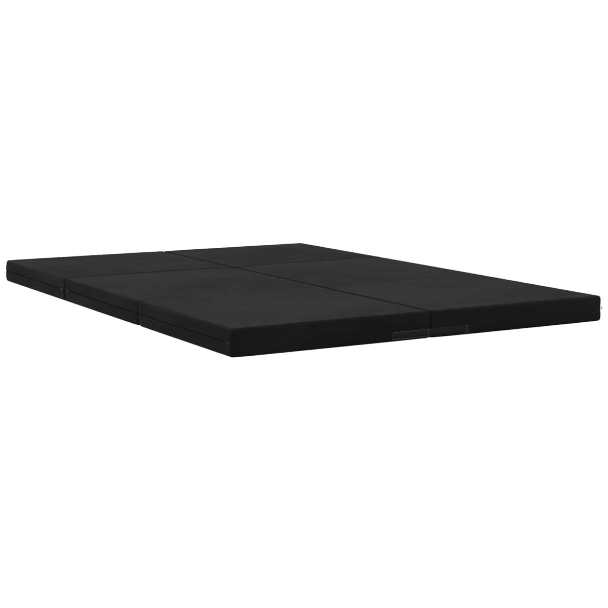 vidaXL Κρεβάτι Καναπέ Αναδιπλούμενο 140 x 67 x 15 εκ Μαύρο