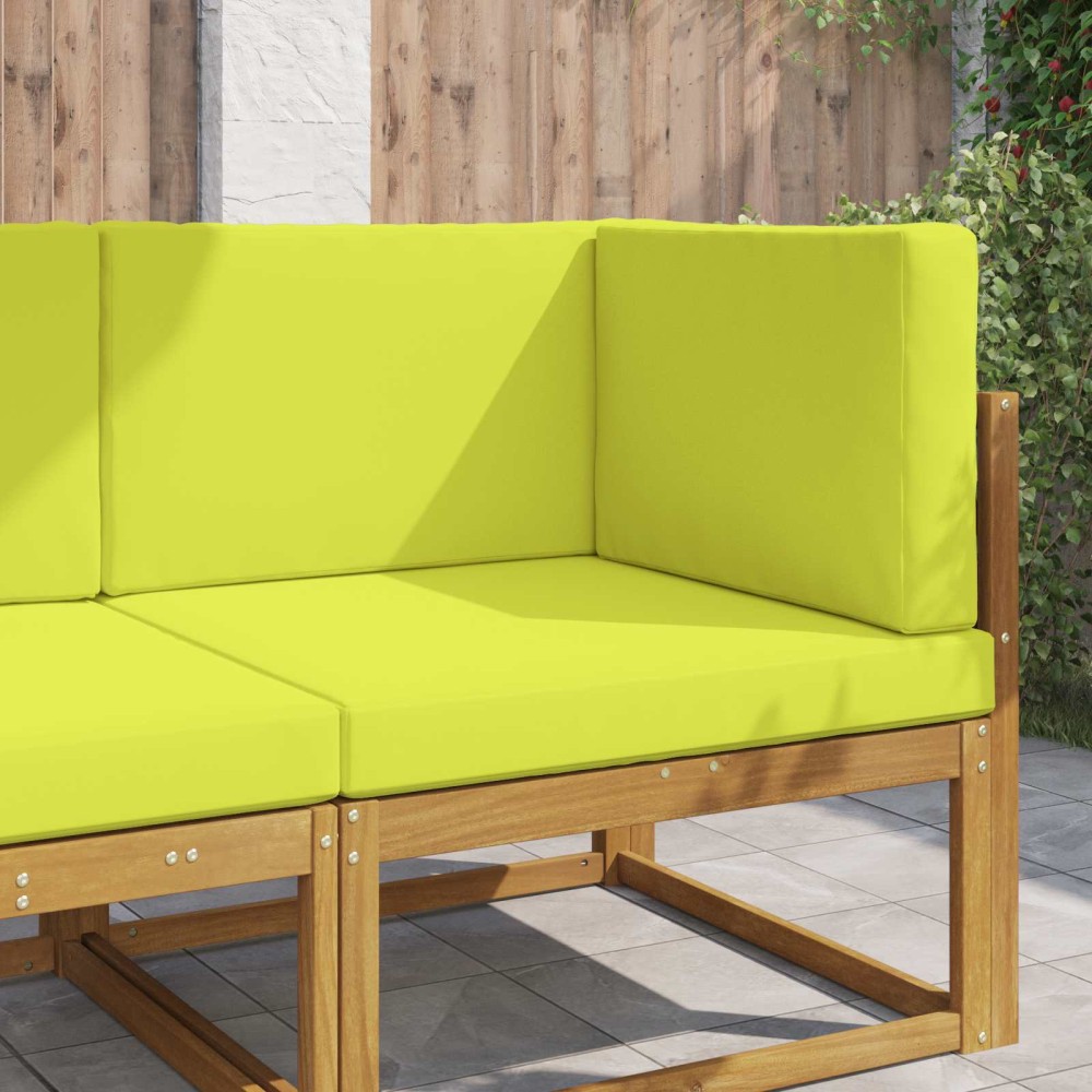 vidaXL Μαξιλάρι Καναπέ Εξωτερικού Χώρου 3 pcs Πράσινο Πολυεστέρας