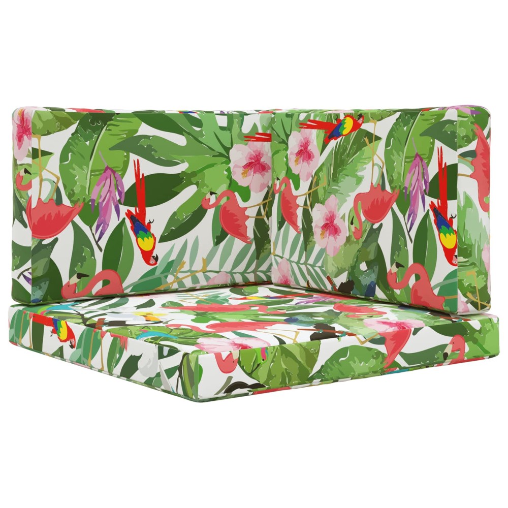 vidaXL Μαξιλάρι Καναπέ Εξωτερικού Χώρου 3 pcs πολύχρωμο Πολυεστέρας