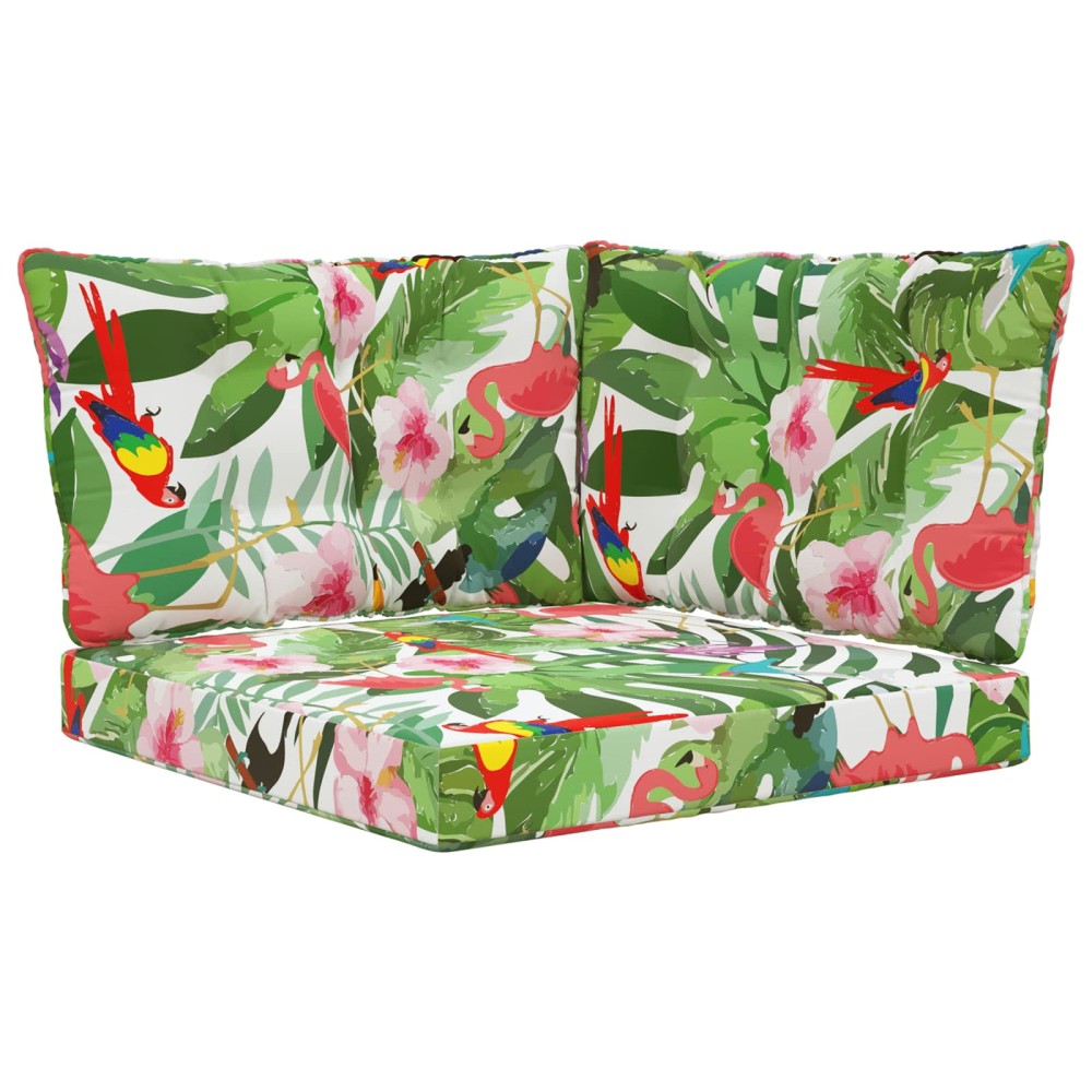 vidaXL Μαξιλάρι Καναπέ Εξωτερικού Χώρου 3 pcs πολύχρωμο Πολυεστέρας