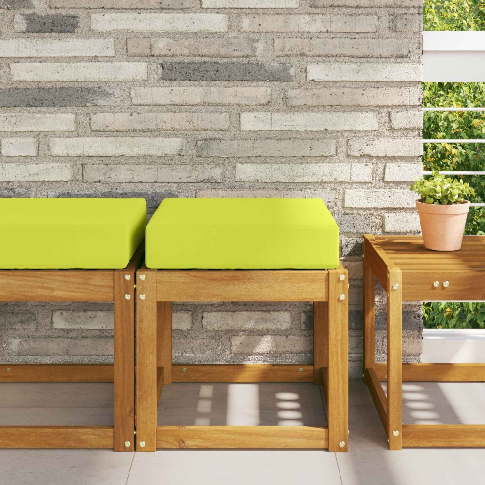 vidaXL Μαξιλάρι Καθίσματος Εξωτερικού Χώρου Πράσινο 40 x 40 x 8 εκ.