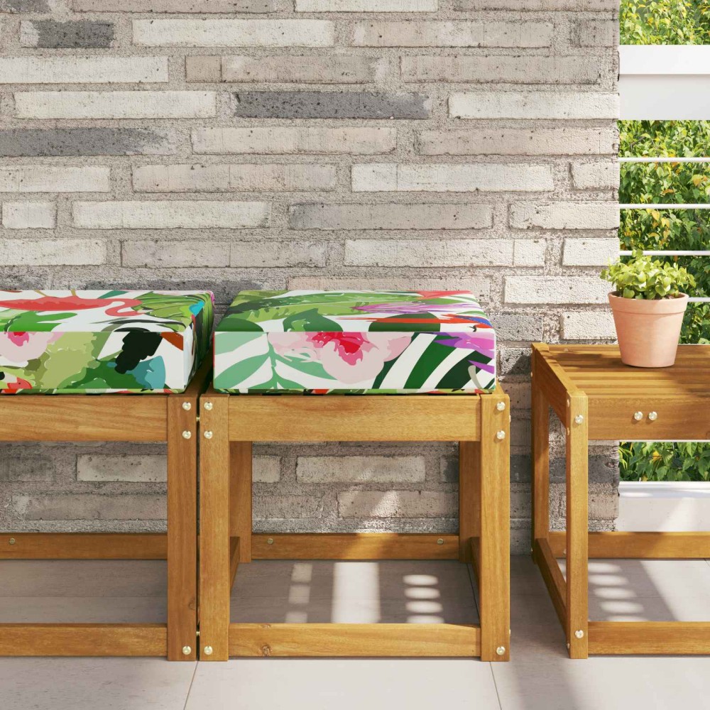 vidaXL Μαξιλάρι Καθίσματος Εξωτερικού Χώρου πολύχρωμο 40 x 40 x 8 εκ.