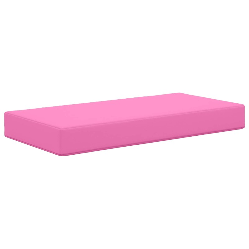 vidaXL Μαξιλάρια Καθίσματος Ροζ 80 x 40 x 8 cm 100% Πολυεστέρας