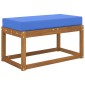 vidaXL Μαξιλάρια Καθίσματος Τιρκουάζ 80 x 40 x 8 cm 100% Πολυεστέρας