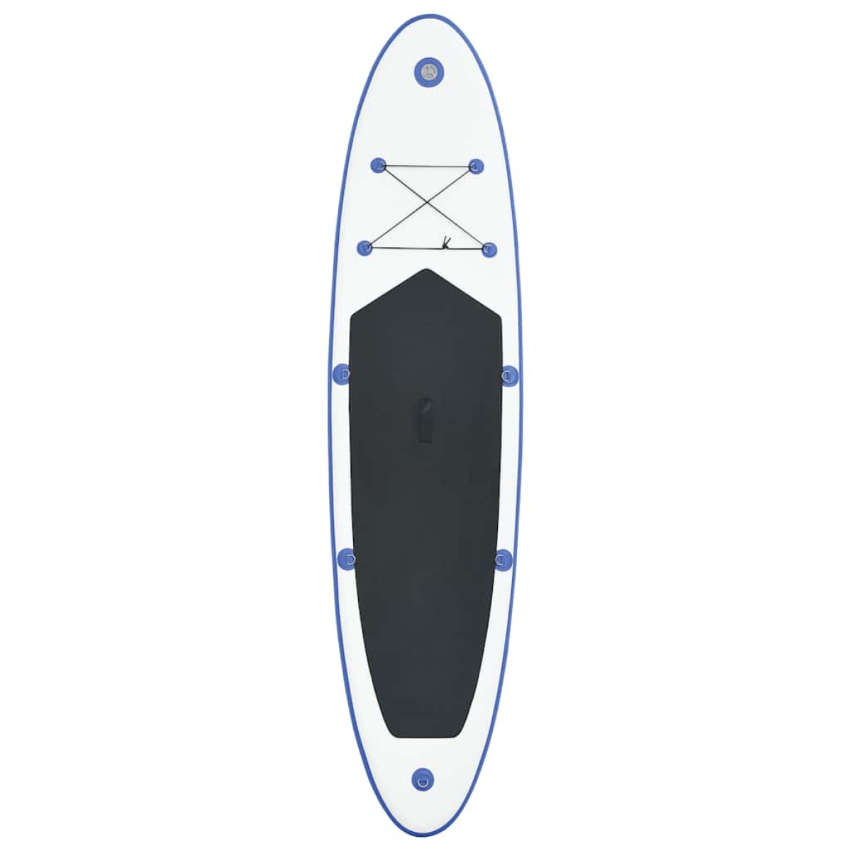 vidaXL Σετ Σανίδας Stand Up Paddle / Surf Φουσκωτό Μπλε και Λευκό
