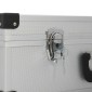 vidaXL Βαλίτσα Εργαλείων Ασημί 46 x 33 x 16 εκ. Αλουμινίου