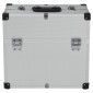 vidaXL Εργαλειοθήκη Ασημί 38 x 22,5 x 34 εκ. Αλουμινίου