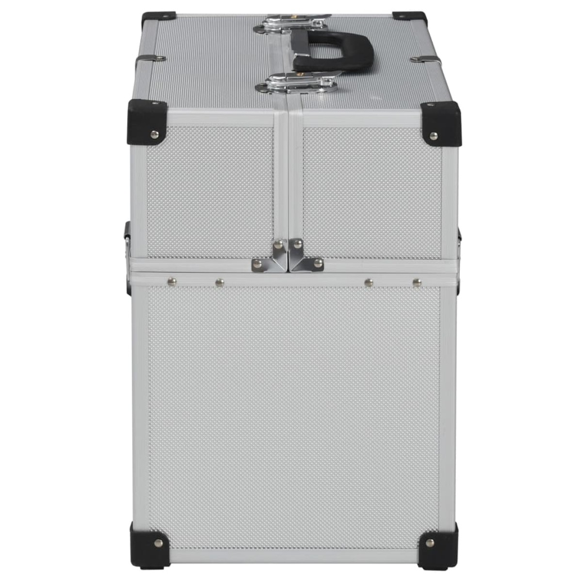 vidaXL Εργαλειοθήκη Ασημί 38 x 22,5 x 34 εκ. Αλουμινίου