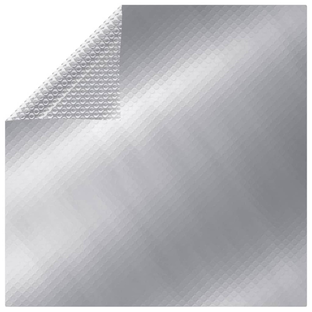 vidaXL Κάλυμμα Πισίνας Ορθογώνιο Ασημί 500x300 εκ. από Πολυαιθυλένιο