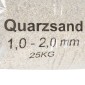 vidaXL Άμμος Φίλτρων 25 κ. 1,0 - 2,0 χιλ.