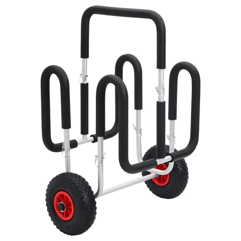 vidaXL Καροτσάκι SUP για 2 σανίδες σερφ 90 κ. Αλουμινίου