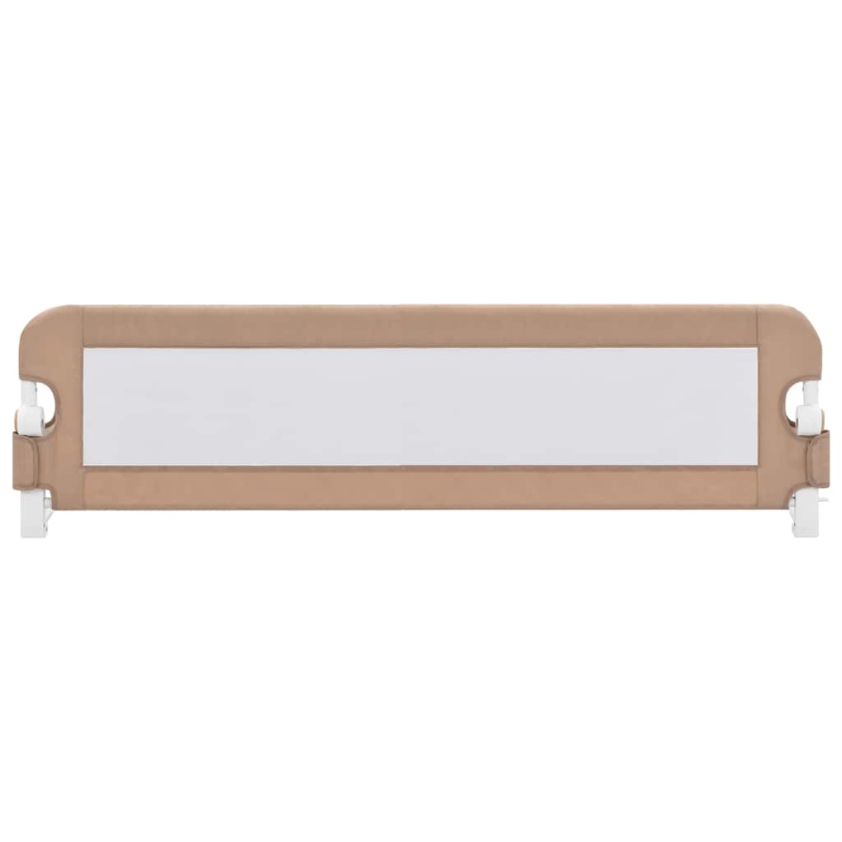 vidaXL Μπάρα Κρεβατιού Προστατευτική Χρώμα Taupe 150x42 εκ Πολυεστέρας