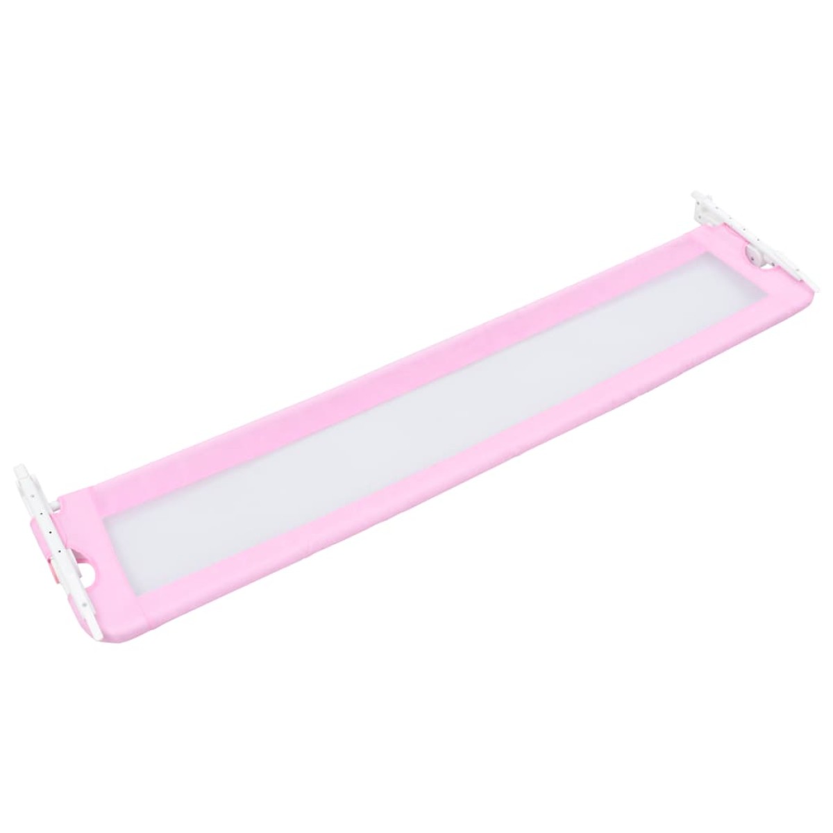 vidaXL Μπάρα Κρεβατιού Προστατευτική Ροζ 180 x 42 εκ. από Πολυεστέρα