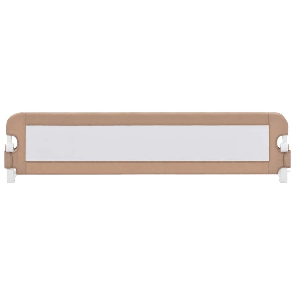 vidaXL Μπάρα Κρεβατιού Προστατευτική Χρώμα Taupe 180x42 εκ Πολυεστέρας