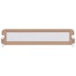 vidaXL Μπάρα Κρεβατιού Προστατευτική Χρώμα Taupe 180x42 εκ Πολυεστέρας