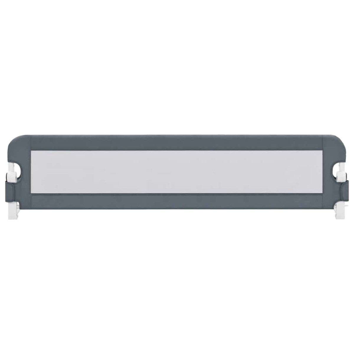 vidaXL Μπάρα Κρεβατιού Προστατευτική Γκρι 180 x 42 εκ. από Πολυεστέρα