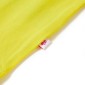 Μπλουζάκι Παιδικό με Πολύ Κοντά Μανίκια Έντονο Κίτρινο 140