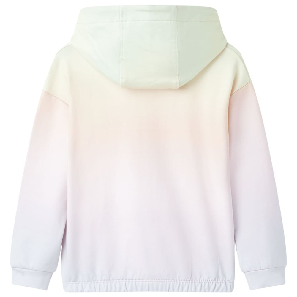vidaXL Φούτερ με Κουκούλα Παιδικό Star white 116