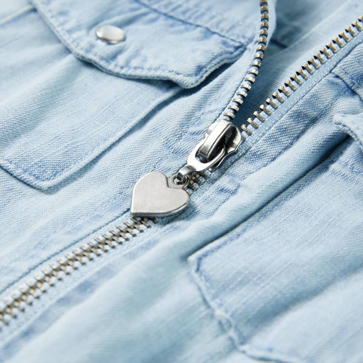 Ολόσωμη Φόρμα Παιδική Κοντομάνικη Απαλό Μπλε 116