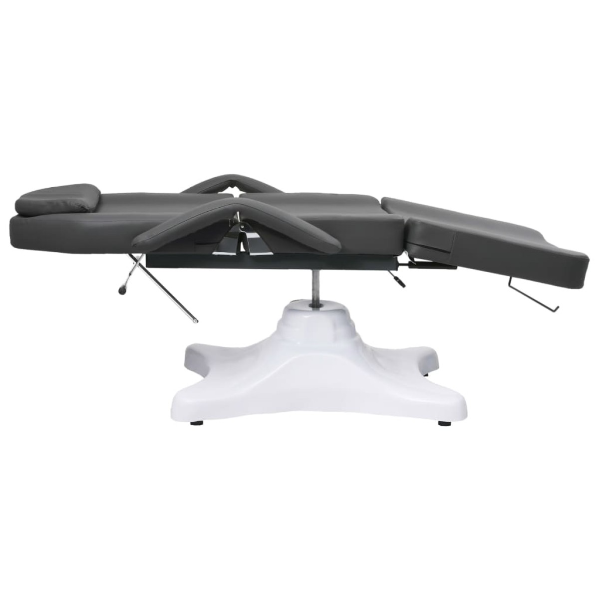 vidaXL Κρεβάτι - Πολυθρόνα Αισθητικής Γκρι 180 x 62 x (86,5-118) εκ.