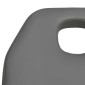 vidaXL Κρεβάτι - Πολυθρόνα Αισθητικής Γκρι 180 x 62 x (86,5-118) εκ.