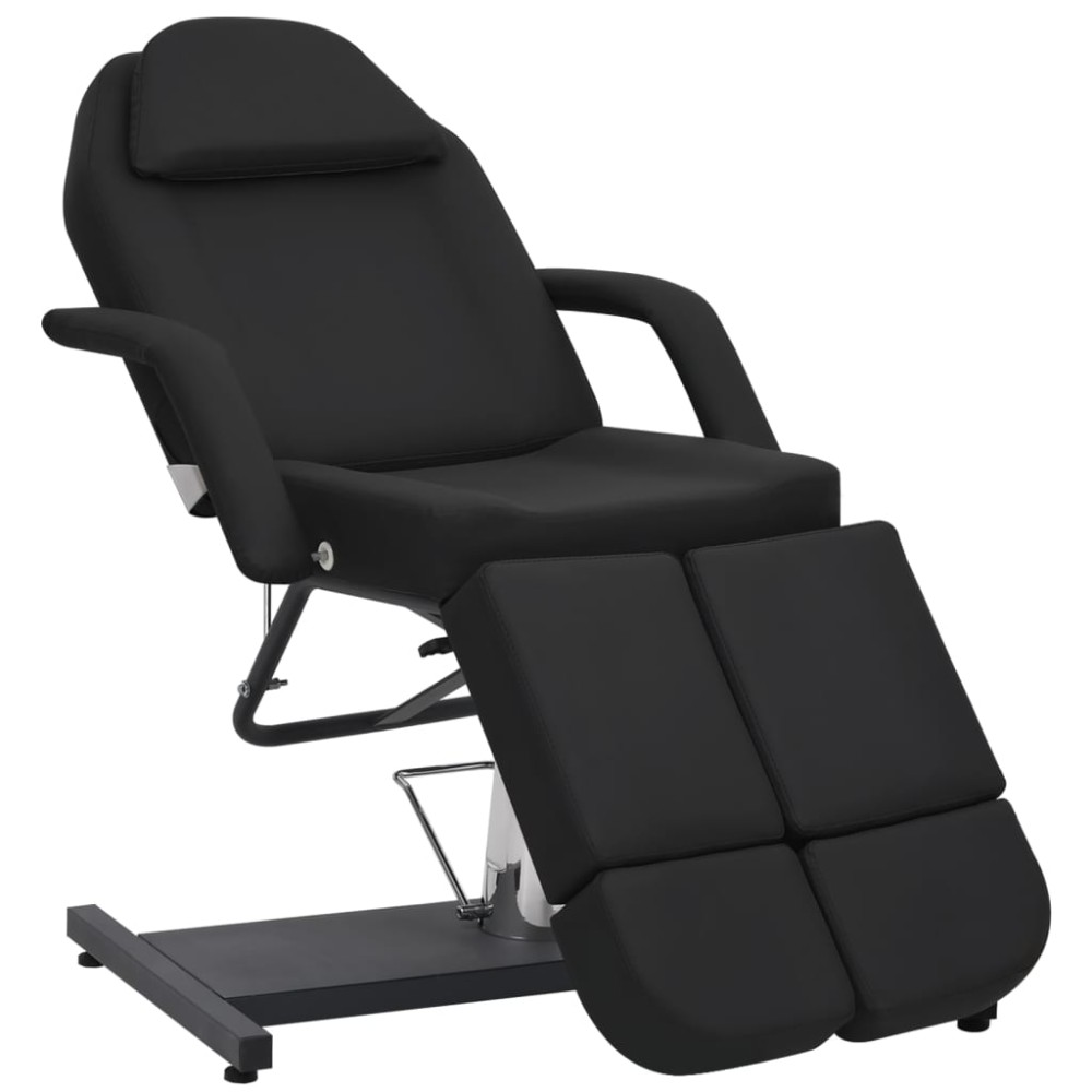 vidaXL Καρέκλα Αισθητικής Μαύρη 180 x 62 x 78 εκ. από Συνθετικό Δέρμα
