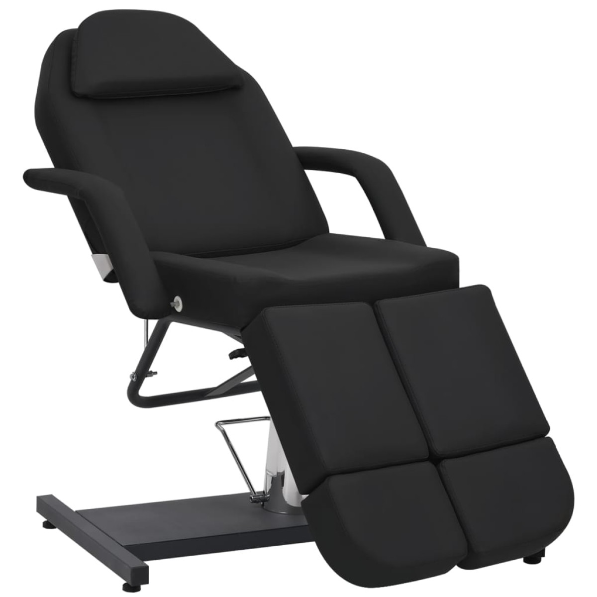 vidaXL Καρέκλα Αισθητικής Μαύρη 180 x 62 x 78 εκ. από Συνθετικό Δέρμα