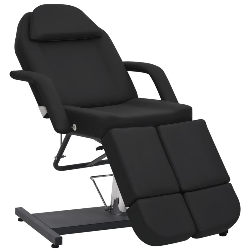 vidaXL Καρέκλα Αισθητικής Μαύρη 180 x 62 x 78 εκ. από Συνθετικό Δέρμα