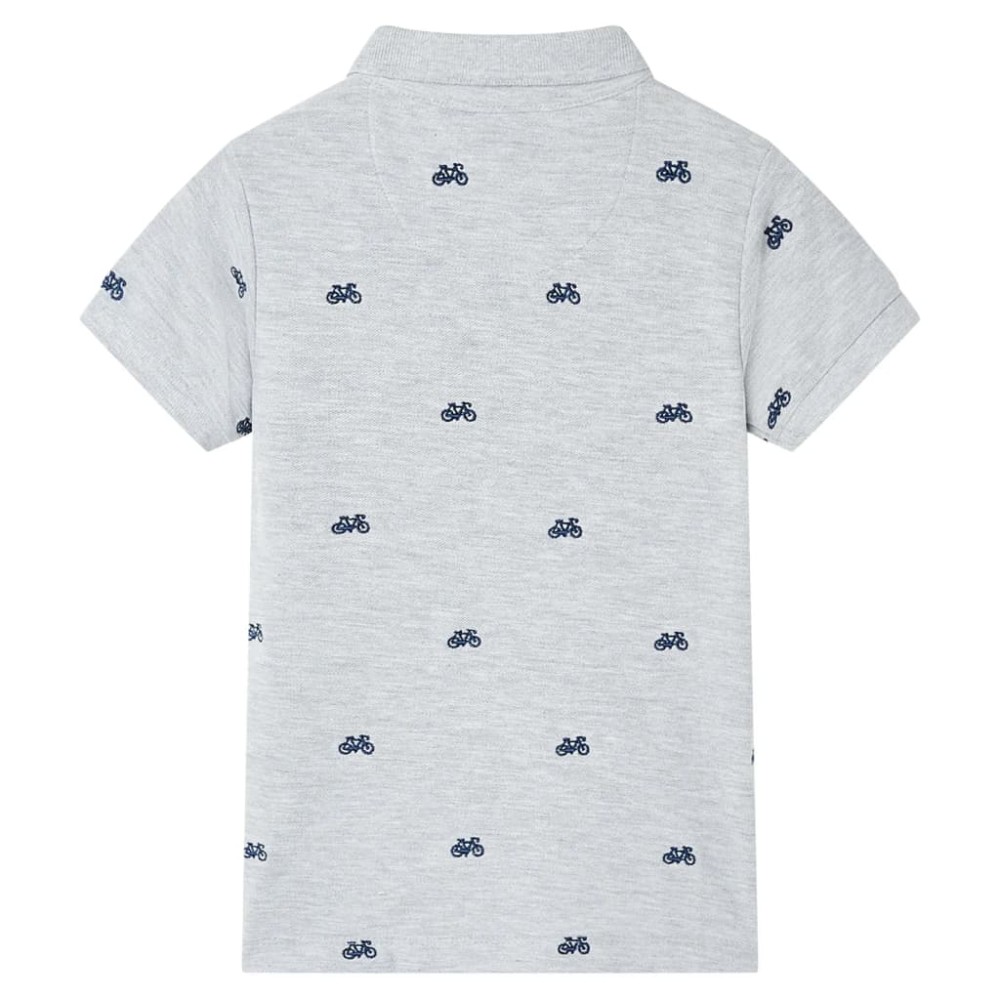 Μπλουζάκι Παιδικό Πόλο Γκρι Μελανζέ 104